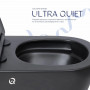 Унітаз підвісний Qtap Scorpio Ultra Quiet безобідковий з сидінням Soft-close MATT BLACK QT14332380AMB SD00052569
