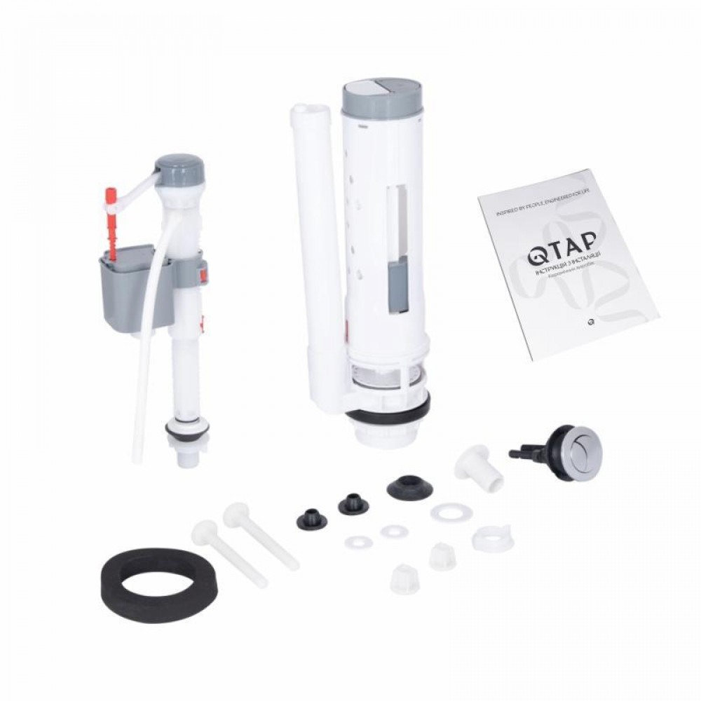 Унітаз підлоговий Qtap Dove Rimless безобідковий з сидінням Soft-close WHITE QT06228380BW SD00052622