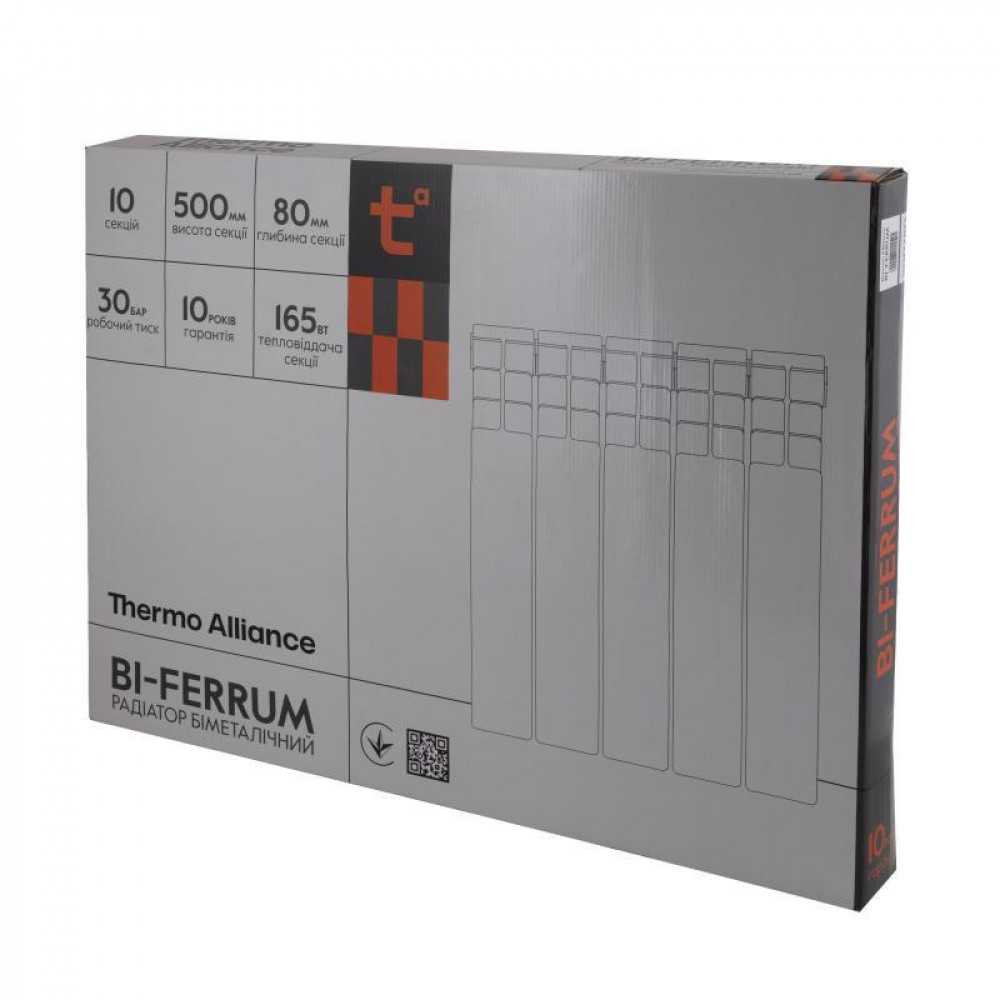 Радіатор біметалічний Thermo Alliance Bi-Ferrum 500/80 1,16 кг SD00052821