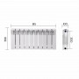 Радіатор біметалічний Thermo Alliance Bi-Ferrum 300/100 SD00052841