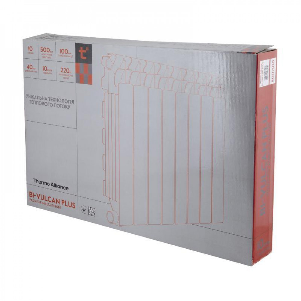 Радіатор біметалічний Thermo Alliance Bi-Vulcan PLUS 500/100 1,8 кг SD00052842