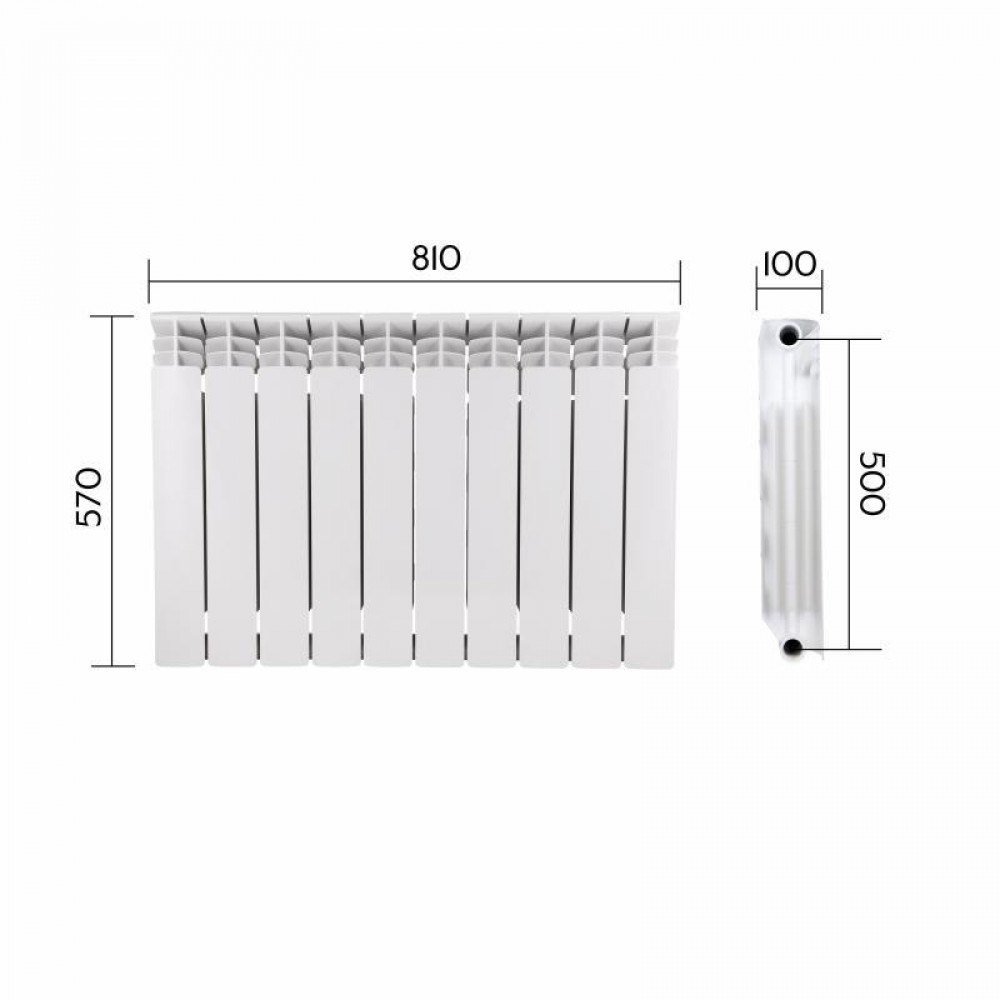 Радіатор біметалічний Thermo Alliance Bi-Vulcan PLUS 500/100 1,8 кг SD00052842