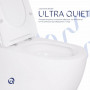 Унітаз підвісний Qtap Robin Ultra Quiet безобідковий з сідінням Soft-close 520x365x365 мм WHITE SD00052888
