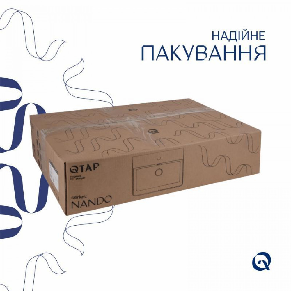 Раковина Qtap Nando LT 610х420х140 White QT12116146W SD00052917