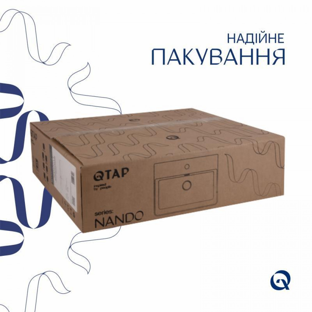 Раковина Qtap Nando LT 500х420х130 White QT12112173SWN SD00052919