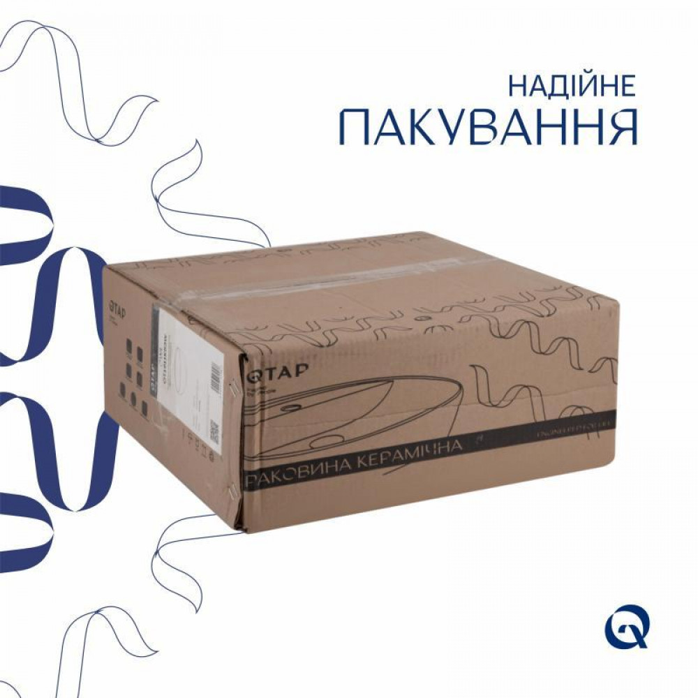 Раковина-чаша Qtap Owl 400х400х155 White QT1911K53WN SD00053082
