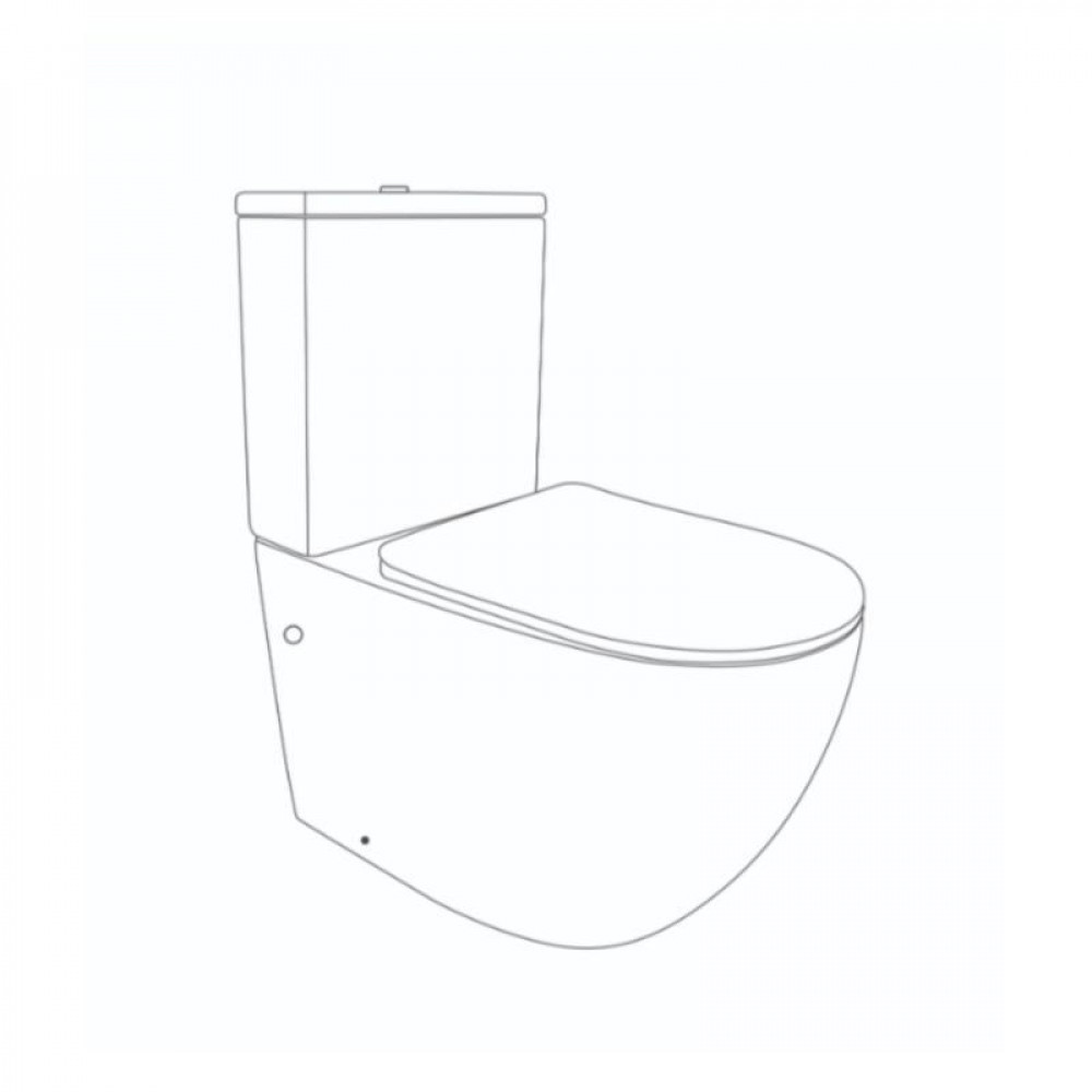 Унітаз підлоговий Qtap Jay Ultra Quiet з сидінням Soft-close 640x360x835 мм QT07222175TW White SD00053257