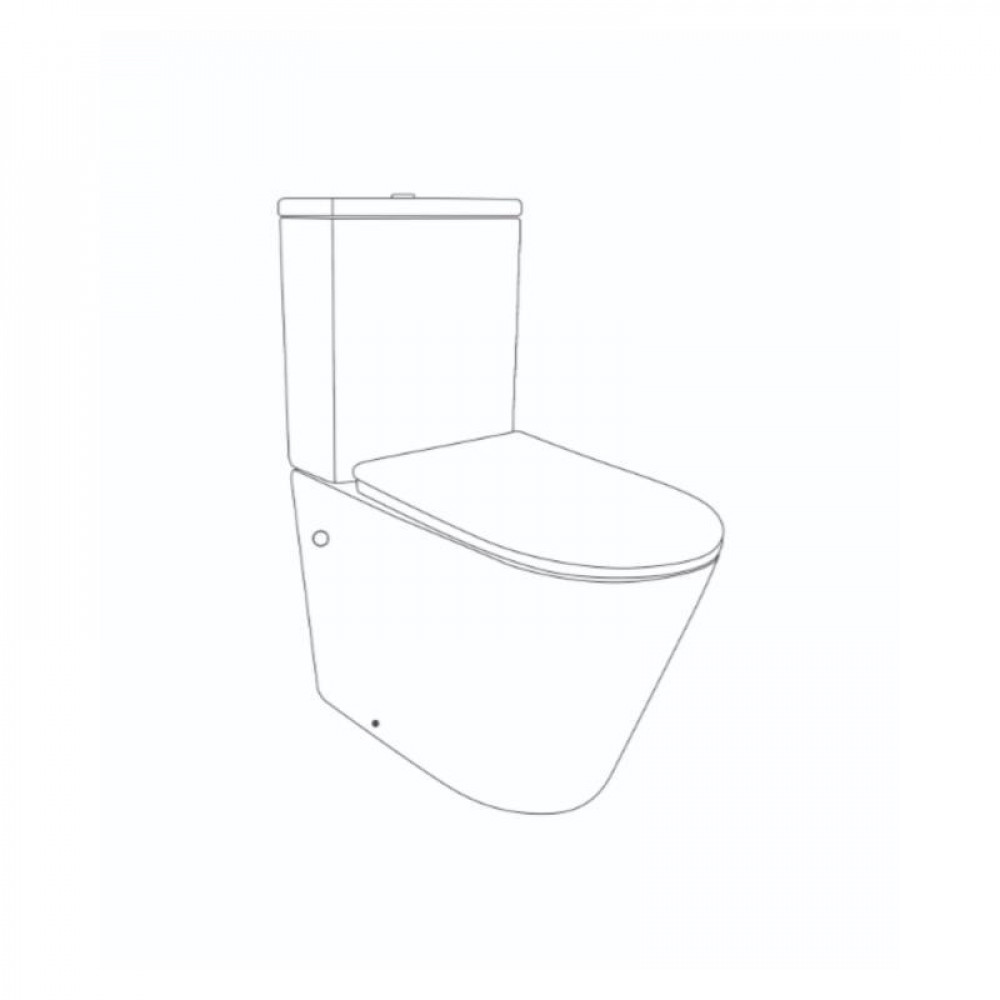 Унітаз підлоговий Qtap Swan Ultra Quiet з сидінням Soft-close 640x360x835 мм QT16222182TW White SD00053263