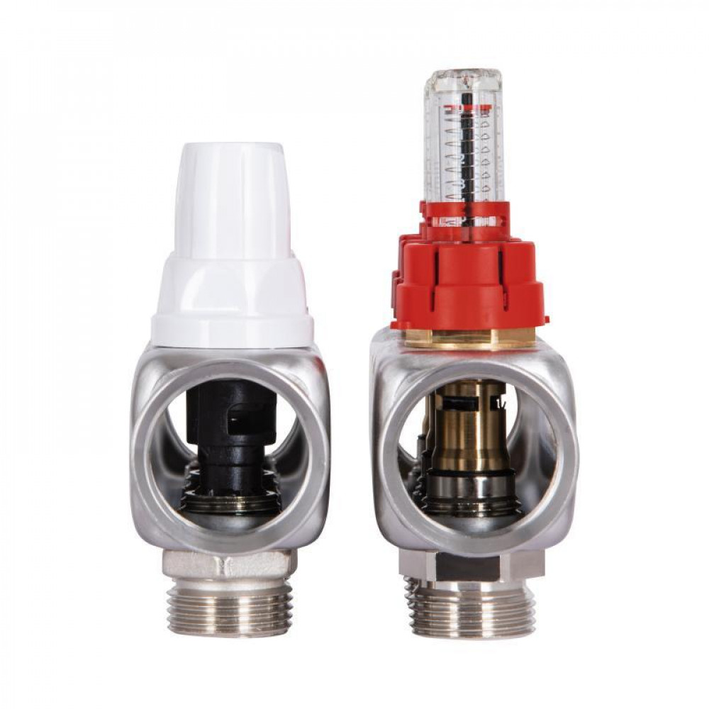 Колектор з витратомірами (нерж.) 3/4"х3 Icma № К073 SD00053336