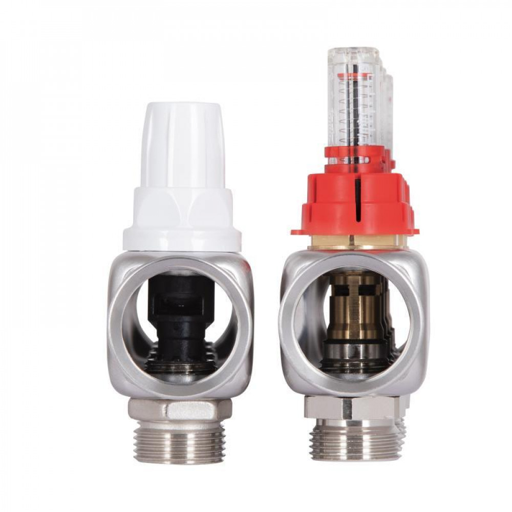 Колектор із витратомірами (нерж.) 3/4"х4 Icma № К073 SD00053337