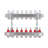 Колектор з витратомірами (нерж.) 3/4" х8 Icma № К073