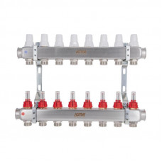 Колектор з витратомірами (нерж.) 3/4" х8 Icma № К073
