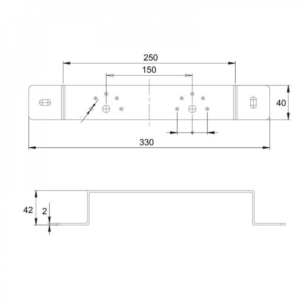 Кронштейн Icma для монтажа гіпсокартону 150 № 432 SD00053345