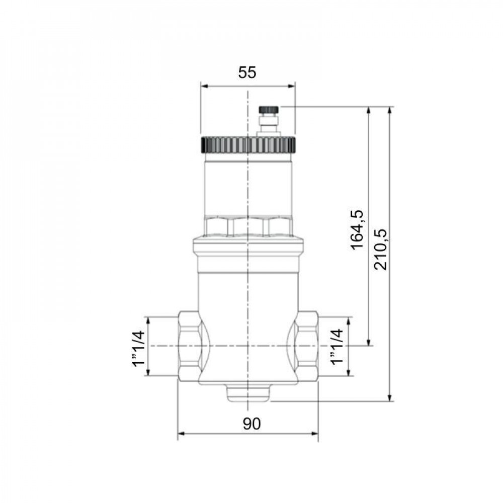 Повітровідвідник Icma автоматичний (дегазатор) 1 1/4" №740 SD00053346