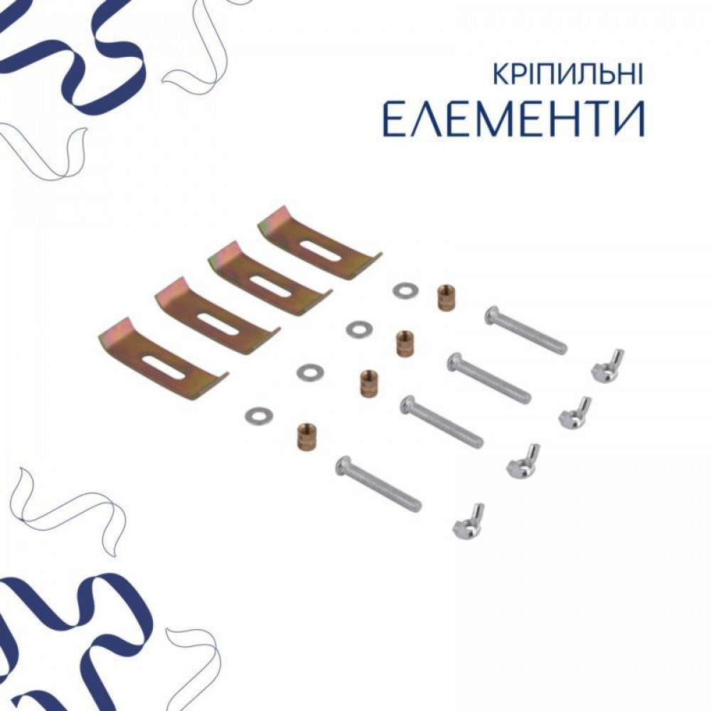 Комплект Qtap Stork: Раковина врізна прамокутна 530x370x200 мм White + Донний клапан PU02O SD00053417