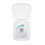 Унітаз підвісний Qtap Crow безобідковий з сідінням Soft-close QT05335170W SD00053468