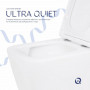 Унітаз підвісний Qtap Crow безобідковий з сідінням Soft-close QT05335170W SD00053468