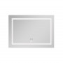 Дзеркало Lidz Kubis 800х600 з LED-підсвічуванням Touch, з антизапотіванням, з димером, рег. яскравості SD00053524