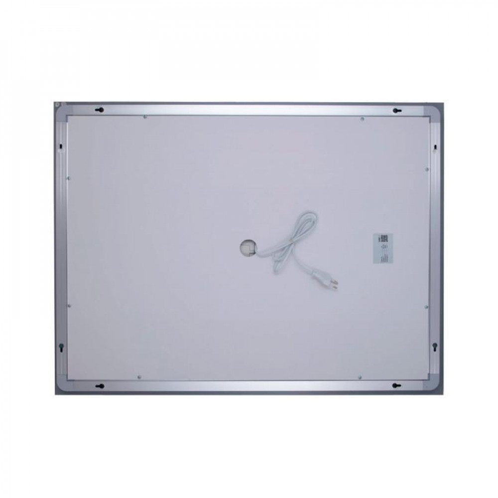 Дзеркало Lidz Kubis 800х600 з LED-підсвічуванням Touch, з антизапотіванням, з димером, рег. яскравості SD00053524