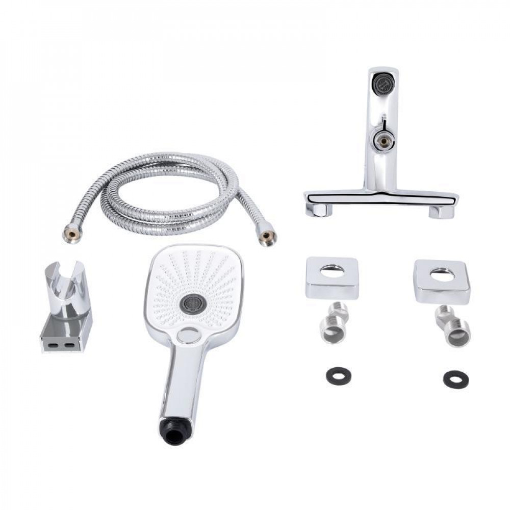 Змішувач для ванни Qtap Tern (c душевым гарнитуром) QTTER259CRM47586 Chrome SD00053710