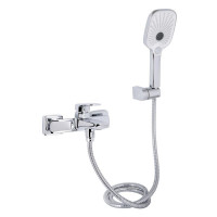 Змішувач для ванни Qtap Tern (c душевым гарнитуром) QTTER259CRM47586 Chrome
