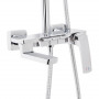 Душевая система универсальная Qtap Tern на три потребителя (с изливом) QTTER111CRM47591 Chrome SD00053715