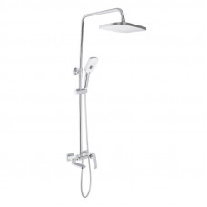 Душова система універсальна Qtap Tern на три споживача (з виливом) QTTER111CRM47591 Chrome