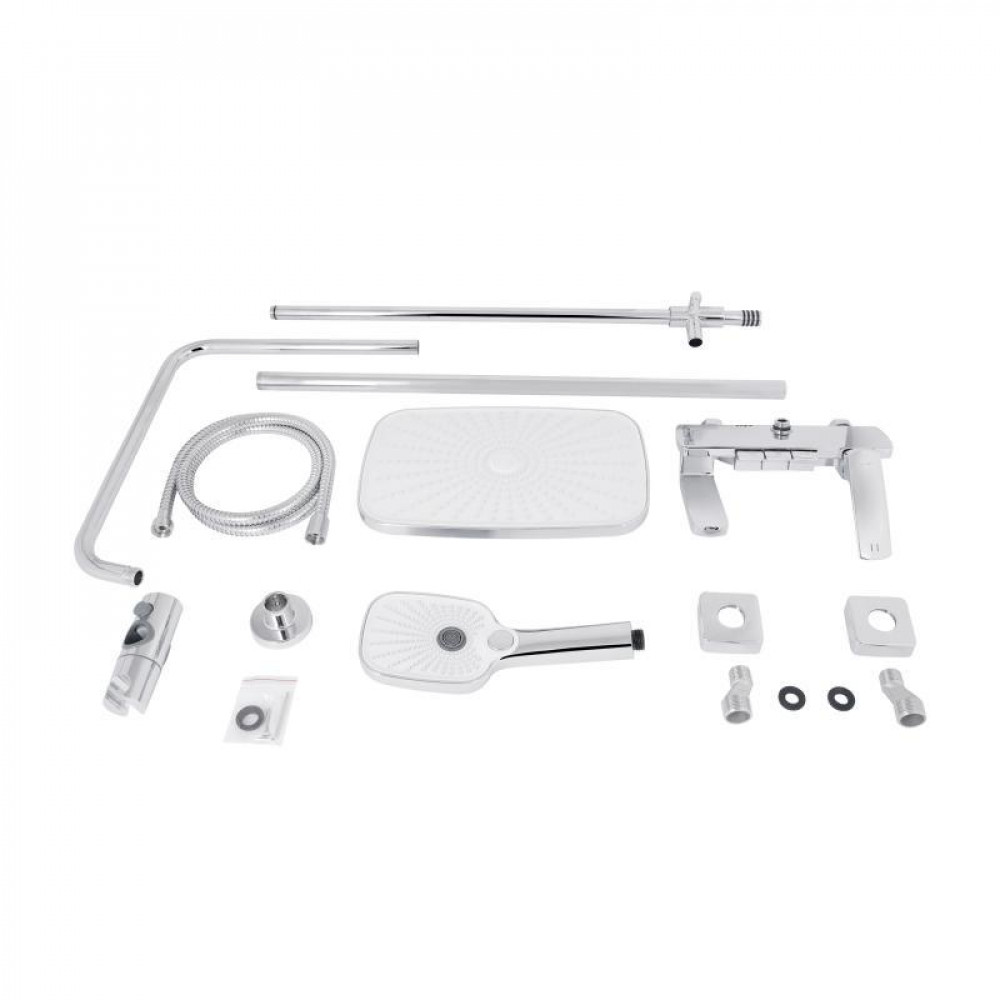 Душевая система универсальная Qtap Tern на три потребителя (с изливом) QTTER111CRM47591 Chrome SD00053715