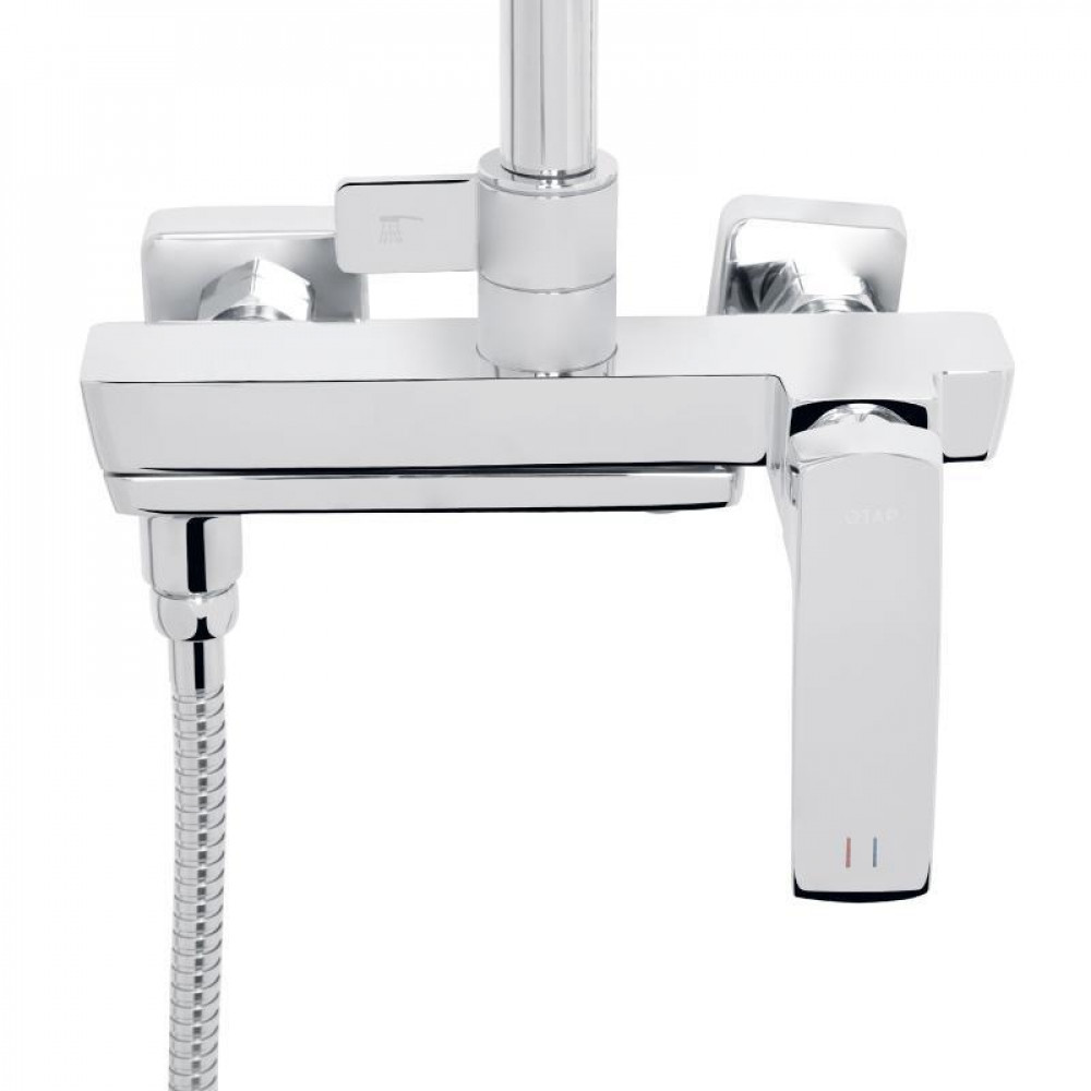 Душова система універсальна Qtap Tern на три споживача (з виливом) QTTER1112CRM47592 Chrome SD00053716