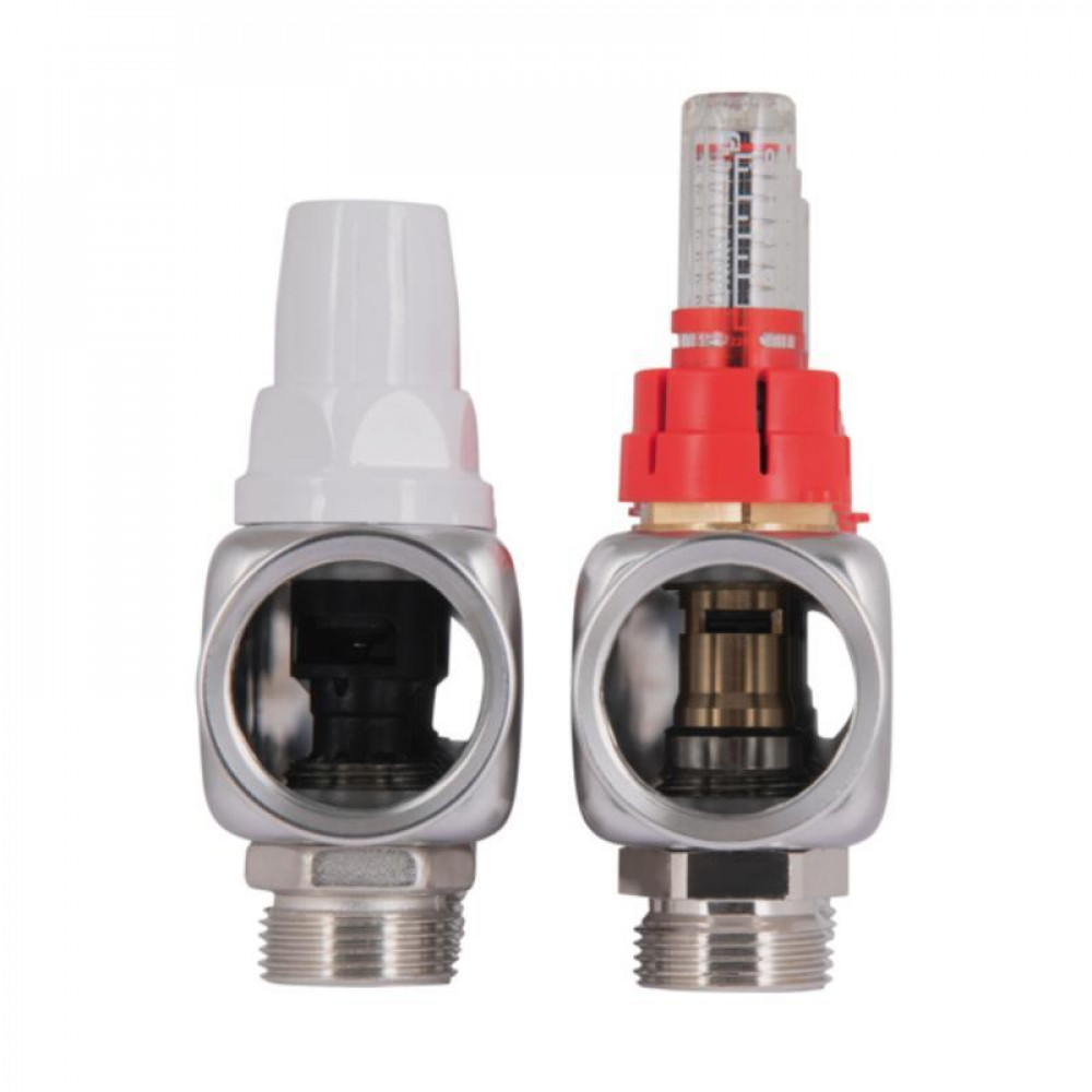 Колектор з витратомірами (нерж.) 1" х9 Icma № К073 SD00053737