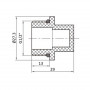 Заглушка PPR Thermo Alliance з різьбою 20х1/2" ЗР SD00053986