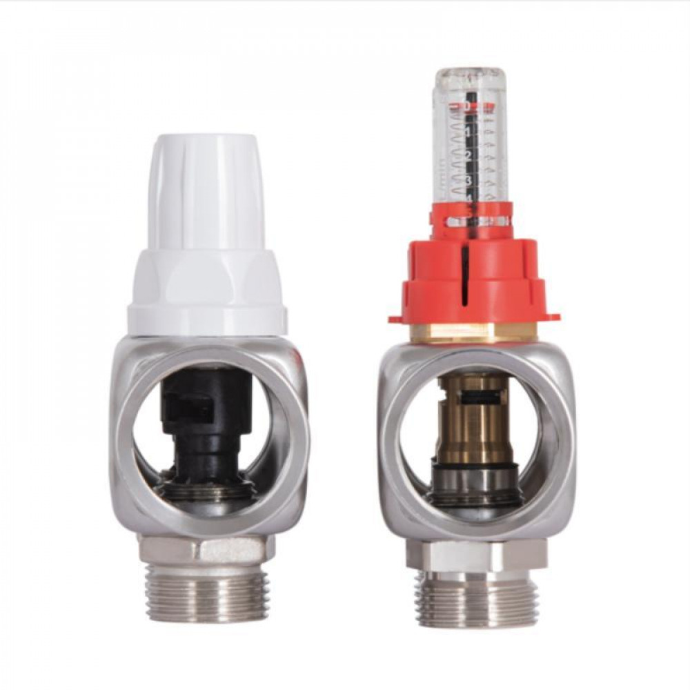 Колектор Icma № К073 з витратомірами (нерж.) 1" х 3/4" на 2 виходи SD00054038