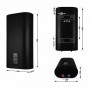 Водонагрівач електричний Thermo Alliance 80 л, Black, плоский, вертикальний, сухий ТЕН 2 кВт (0,8+1,2) DT80V20GPDD2B SD00054043