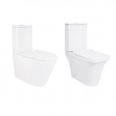 Акційний набір: Унітаз підлоговий Scorpio Ultra Quiet QT14222125AUQW + Унітаз підлоговий Kalao Rimless