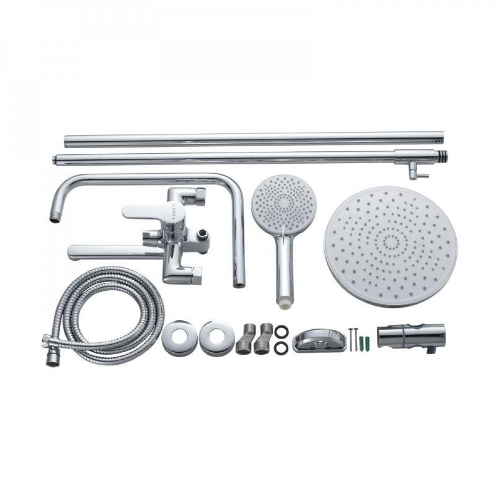 Душова система латунна універсальна Lidz Astra 1030 на три споживача (з виливом) (k35) LDAST1030CRM48086 SD00054210