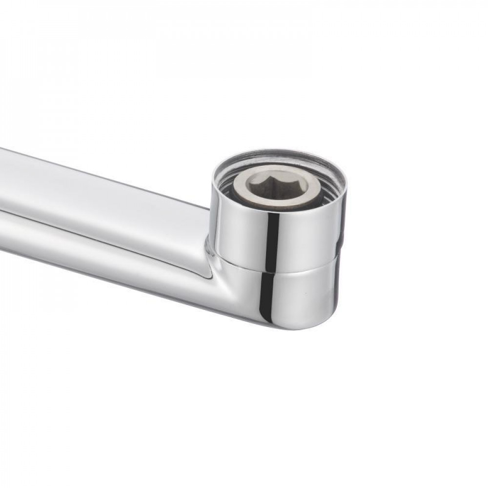 Змішувач латунний для ванни Lidz Astra 005 з поворотним виливом (з душовим гарнітуром) (k35) LDAST005CRM48088 Chrome SD00054212