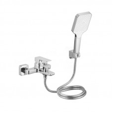 Змішувач латунний для ванни Lidz Orion 006 (з душовим гарнітуром) (k35) LDORI006CRM48093 Chrome