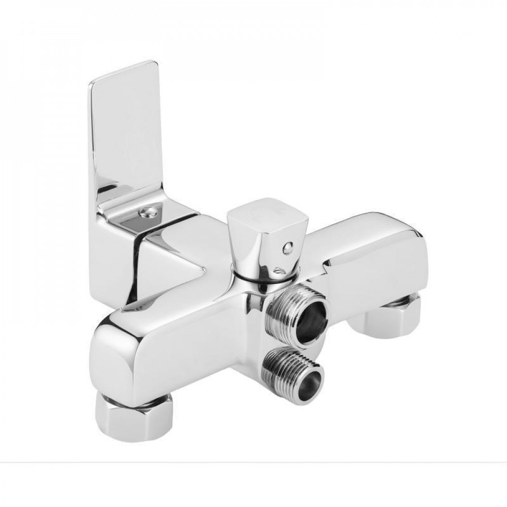 Змішувач латунний для ванни Lidz Orion 005 з поворотним виливом (з душовим гарнітуром) (k35) LDORI005CRM48094 Chrome SD00054218