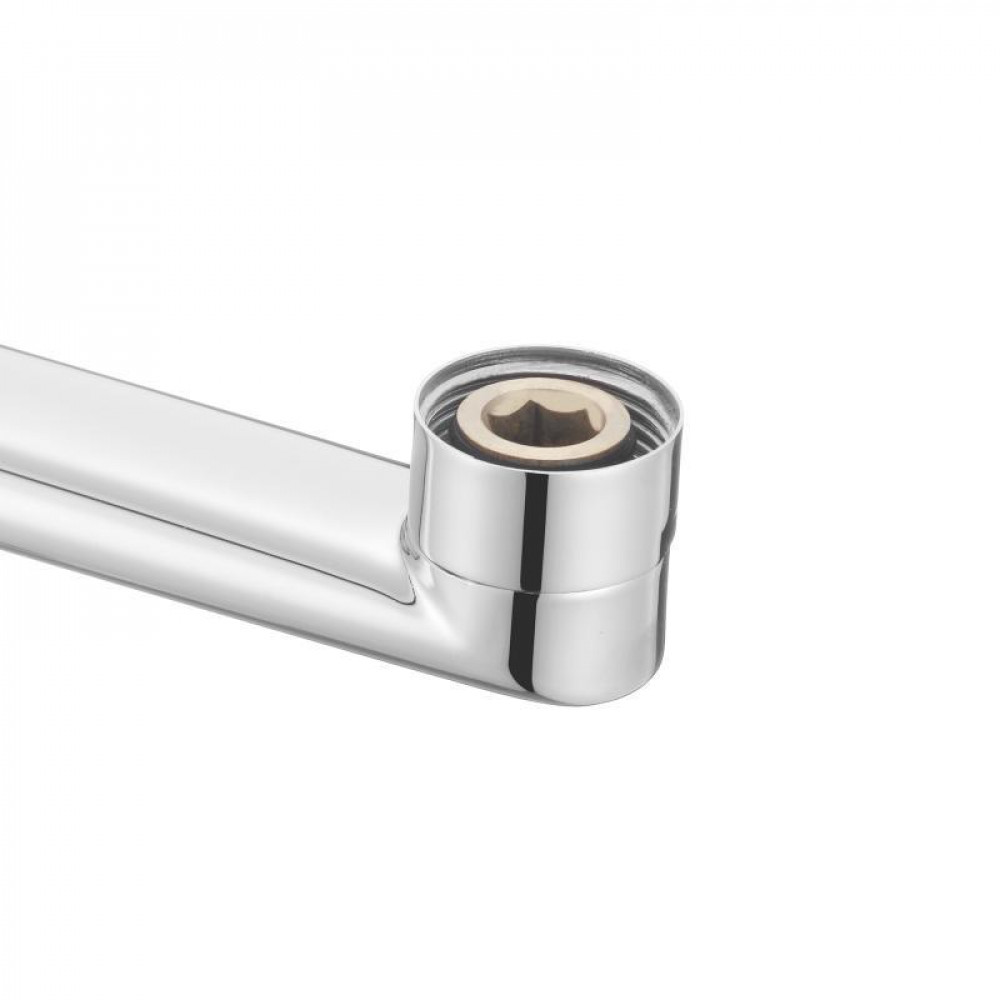 Змішувач латунний для ванни Lidz Orion 005 з поворотним виливом (з душовим гарнітуром) (k35) LDORI005CRM48094 Chrome SD00054218