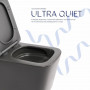Унітаз підвісний Tern Ultra Quiet 490×365×325 мм, Anthracite, з сидінням Slim Duroplast / Soft-close / Quick Release SD00054288