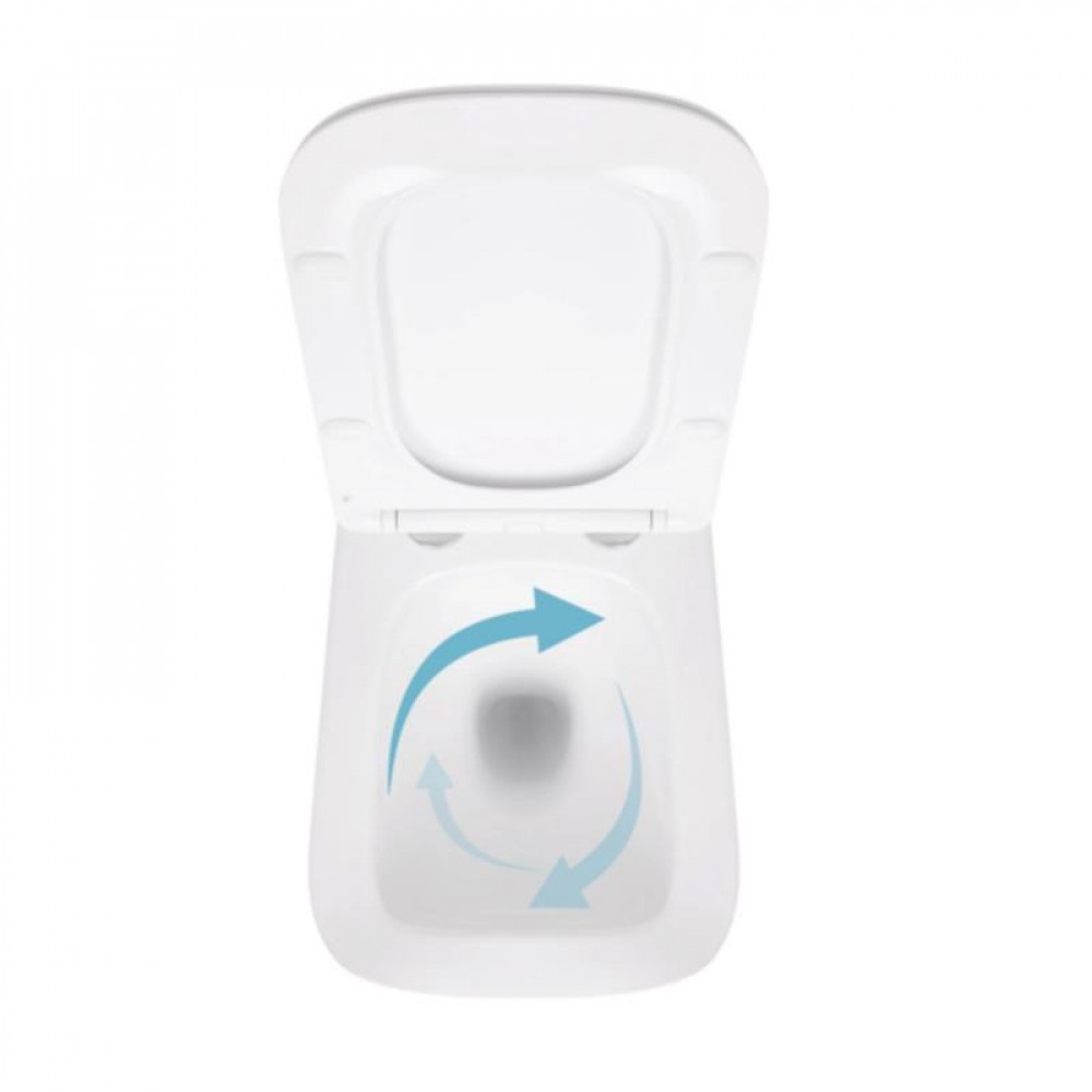 Готове рішення Qtap для ванної кімнати: підвісний унітаз Crow Ultra Quiet 520x360x290 + комплект інсталяції SD00054305