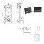 Готове рішення Qtap для ванної кімнати: підвісний унітаз Crow Ultra Quiet 520x360x290 + комплект інсталяції SD00054320