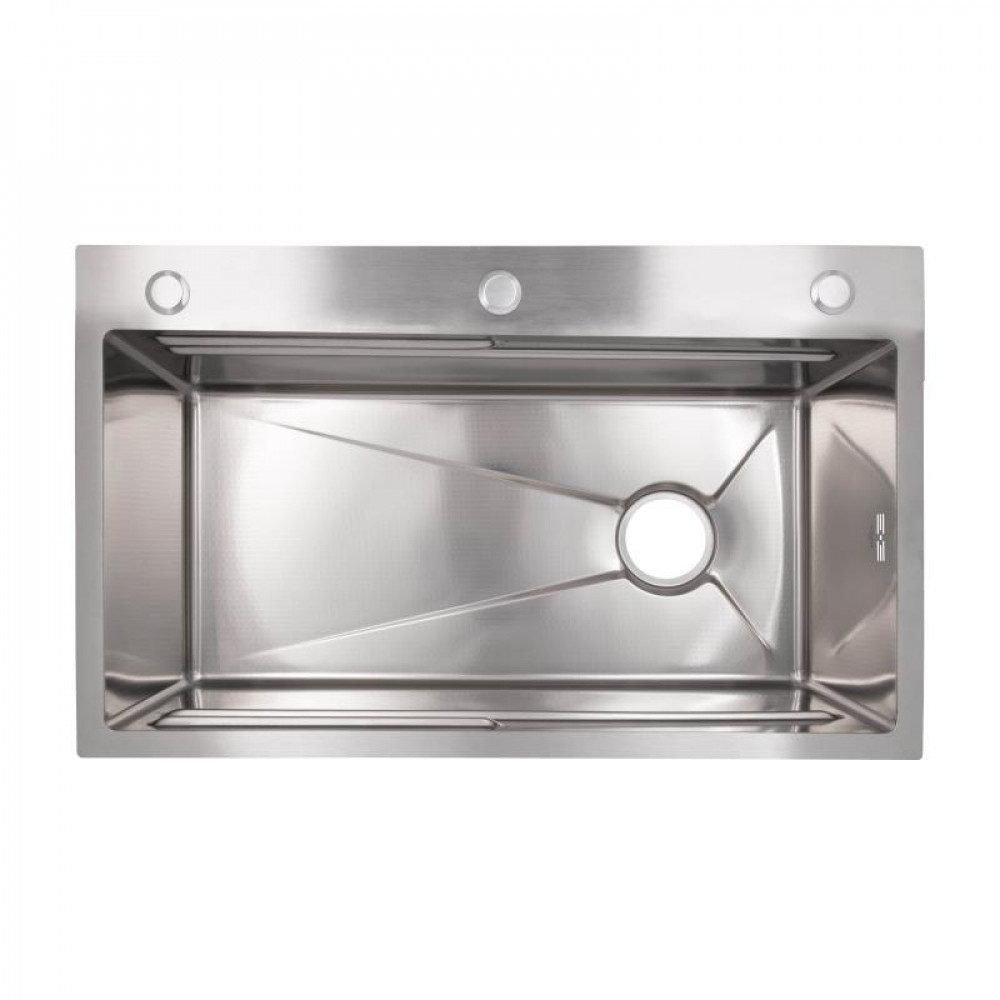 Lidz Handmade H7545 Мийка для кухні інтегрована Decor Honeycomb 3,0/1,0 мм LDH7545DEC48372 SD00054496