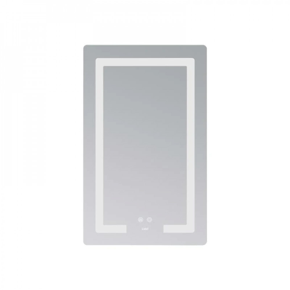 Зеркало Lidz Kubis (KU2) 500х800 с LED-подсветкой Touch, с антизапотеванием, с диммером, рег. яркости LD78LF936508048448 SD00054572