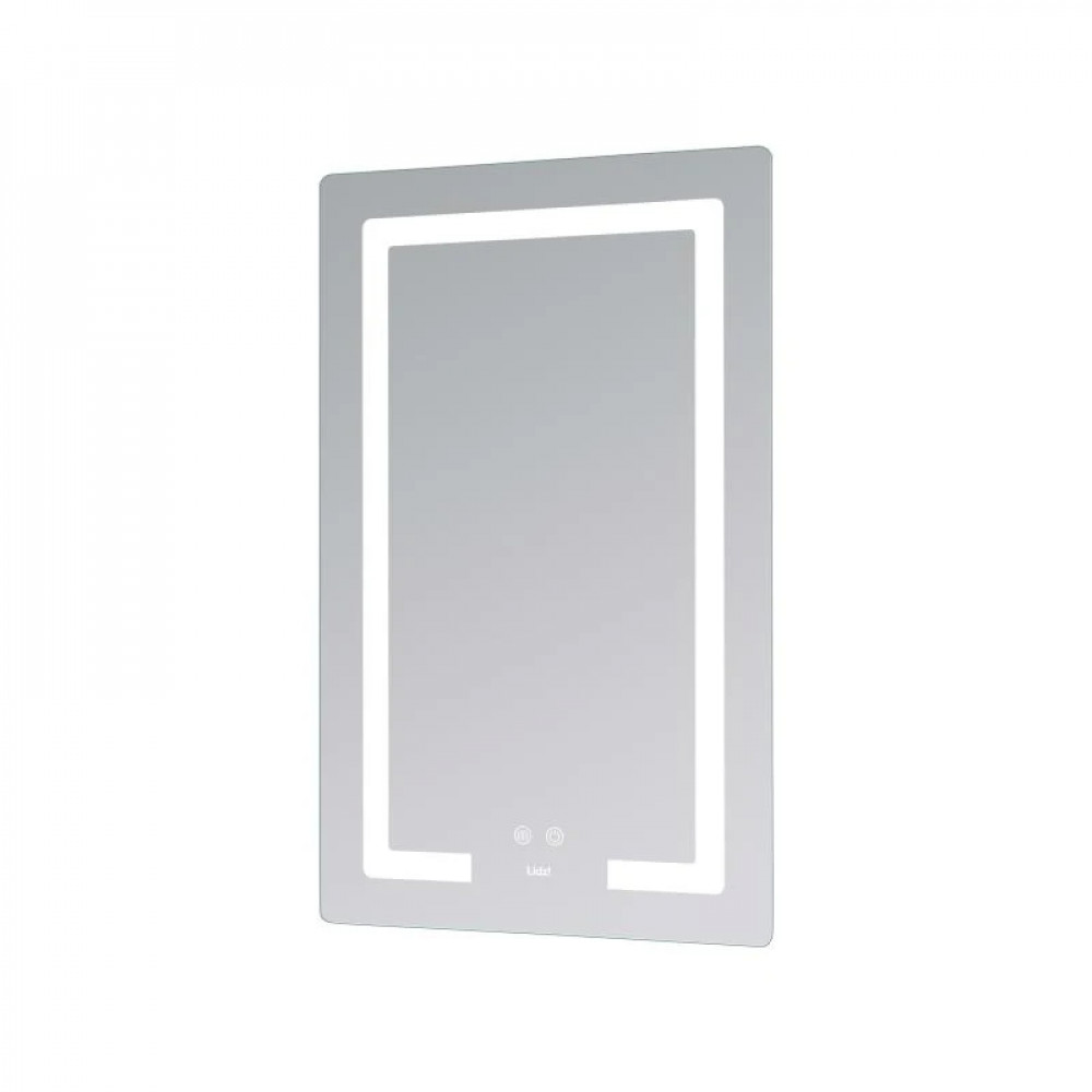 Зеркало Lidz Kubis (KU2) 500х800 с LED-подсветкой Touch, с антизапотеванием, с диммером, рег. яркости LD78LF936508048448 SD00054572