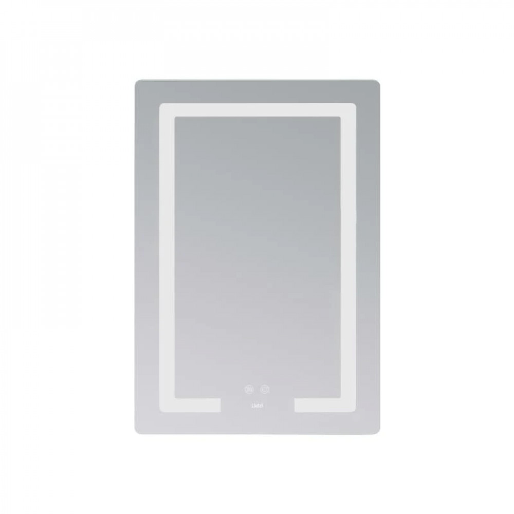 Зеркало Lidz Kubis (KU2) 600х800 с LED-подсветкой Touch, с антизапотеванием, с диммером, рег. яркости LD78LF937608048449 SD00054573
