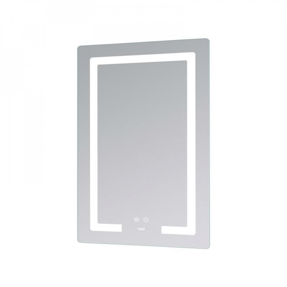 Зеркало Lidz Kubis (KU2) 600х800 с LED-подсветкой Touch, с антизапотеванием, с диммером, рег. яркости LD78LF937608048449 SD00054573