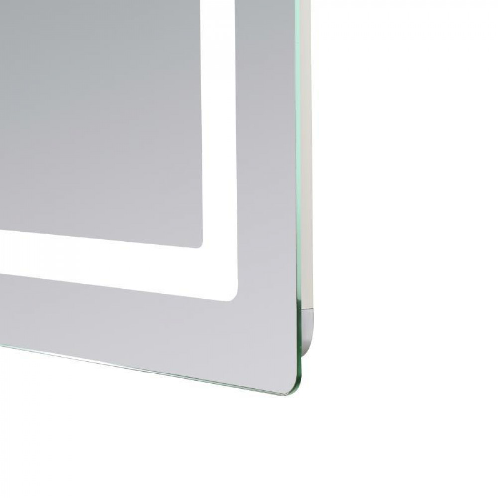 Зеркало Lidz Kubis (KU2) 1000х800 с LED-подсветкой Touch, с антизапотеванием, с диммером, рег. яркости LD78LF6141008048450 SD00054574