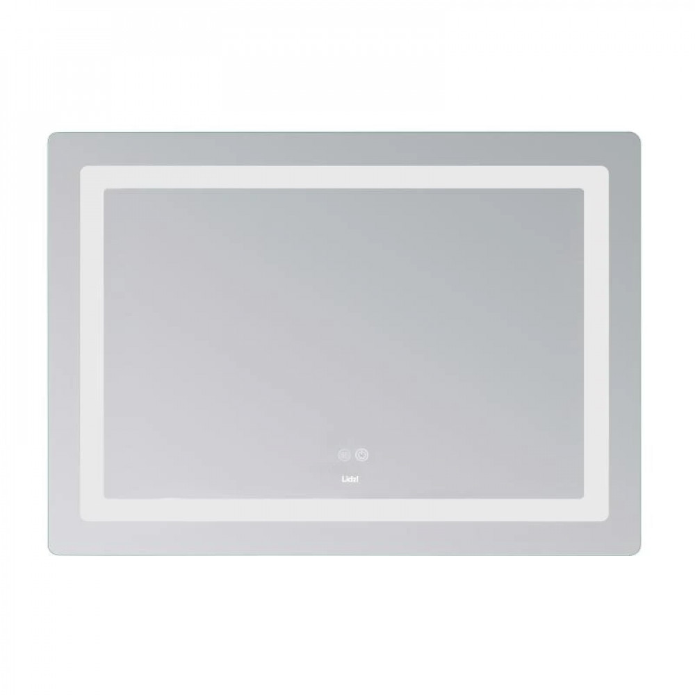 Зеркало Lidz Kubis (KU2) 1000х800 с LED-подсветкой Touch, с антизапотеванием, с диммером, рег. яркости LD78LF6141008048450 SD00054574