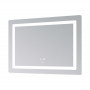Зеркало Lidz Kubis (KU2) 1000х800 с LED-подсветкой Touch, с антизапотеванием, с диммером, рег. яркости LD78LF6141008048450 SD00054574